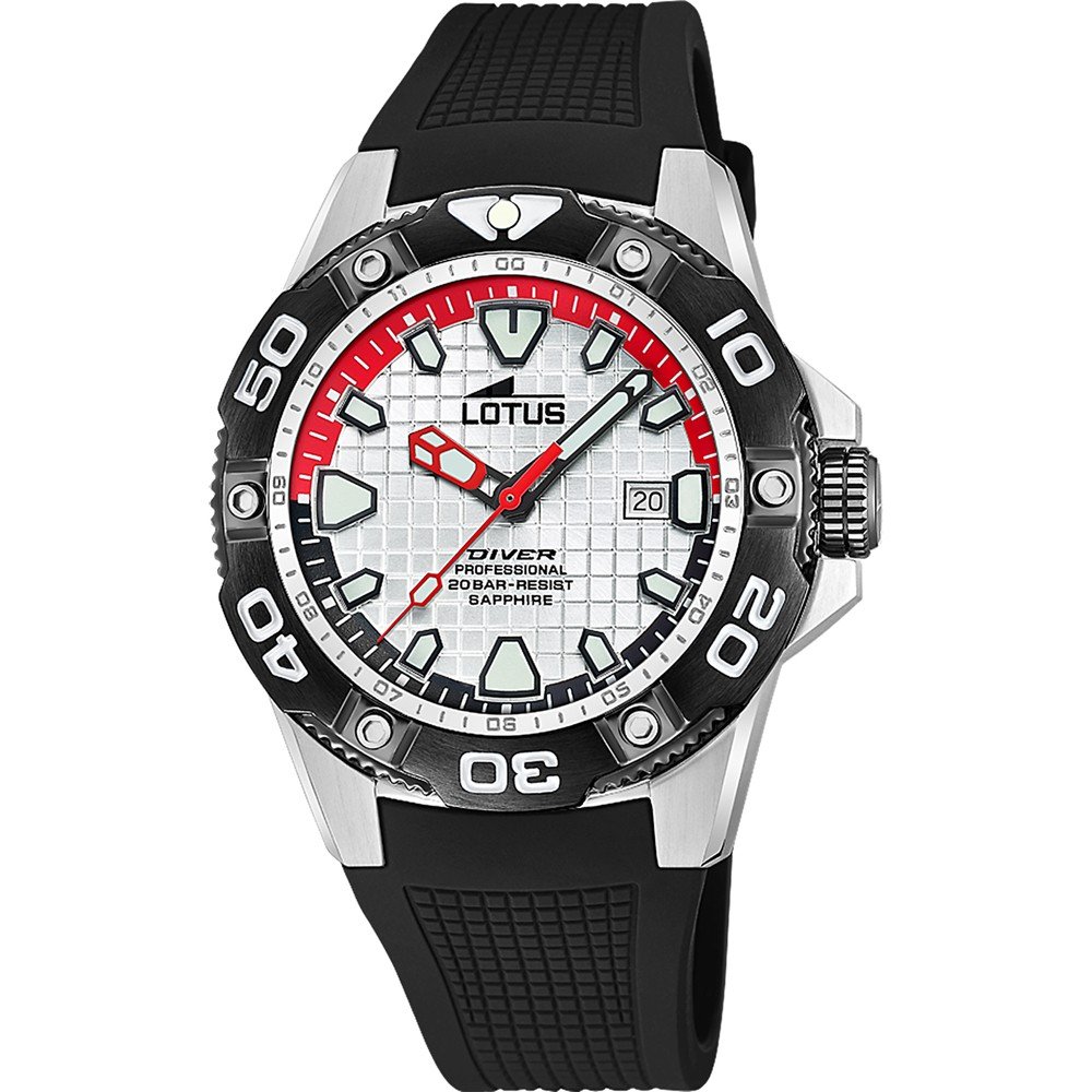 Lotus 18927-1 Casual Diver Horloge