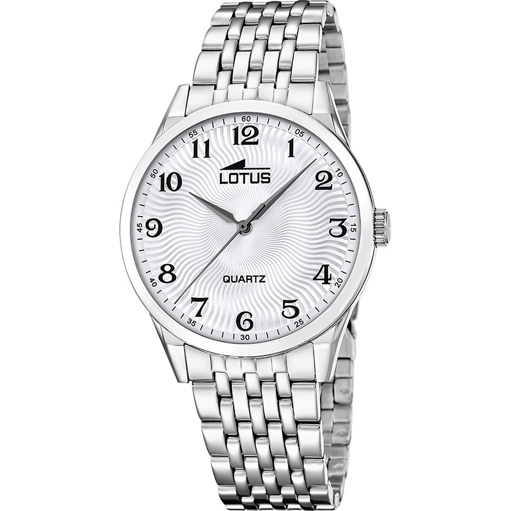 Lotus Casual 19056-1 Acero Clasico Horloge