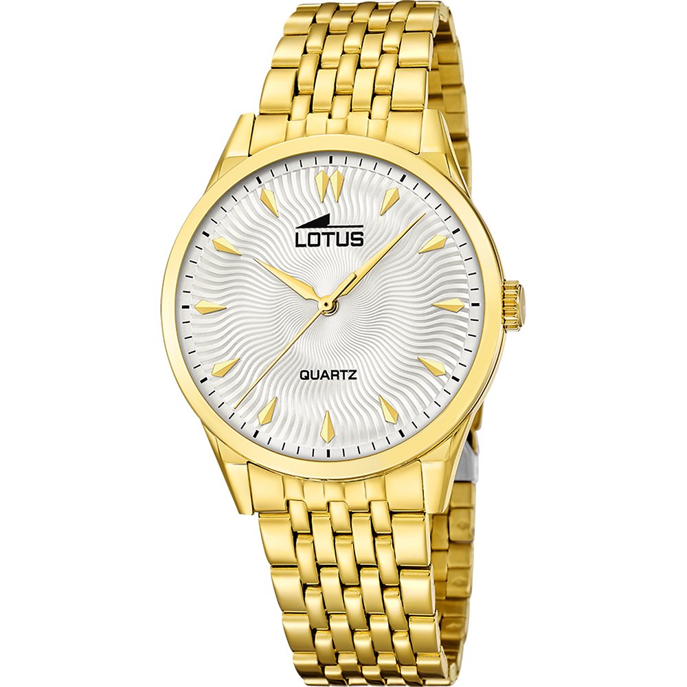 Lotus Casual 19057-1 Acero Clasico Horloge