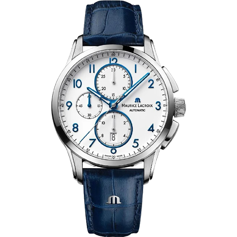 Maurice Lacroix Pontos PT6388-SS001-120-4 Pontos Chronograph Horloge