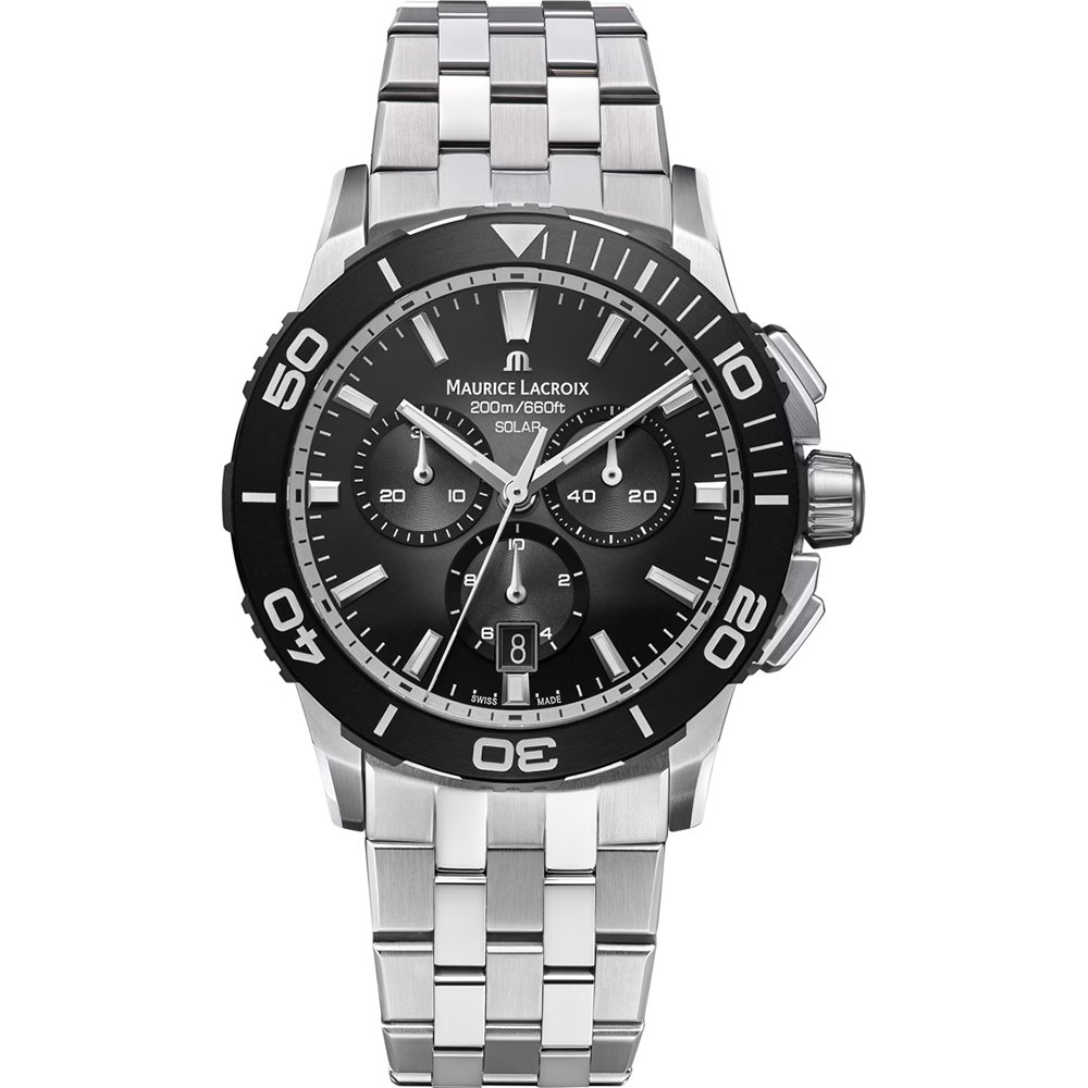 Maurice Lacroix Pontos PT1038-SSL22-330-1 Pontos S Solar Chronograph Horloge