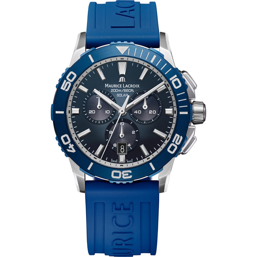 Maurice Lacroix Pontos PT1038-SSL40-430-4 Pontos S Solar Chronograph Horloge