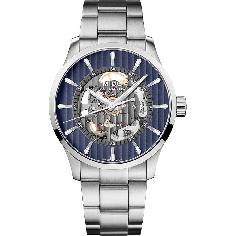 MIDO Multifort M0384361104100 Multifort Skeleton Vertigo Horloge