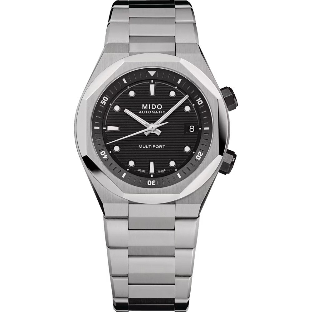 MIDO Multifort M0475071105100 Multifort 8 Two Crowns Horloge