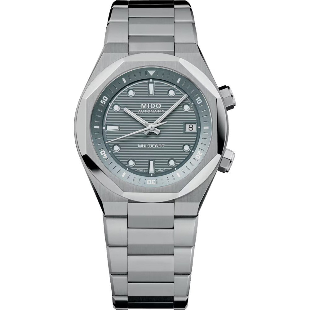 MIDO Multifort M0475071108100 Multifort 8 Two Crowns Horloge