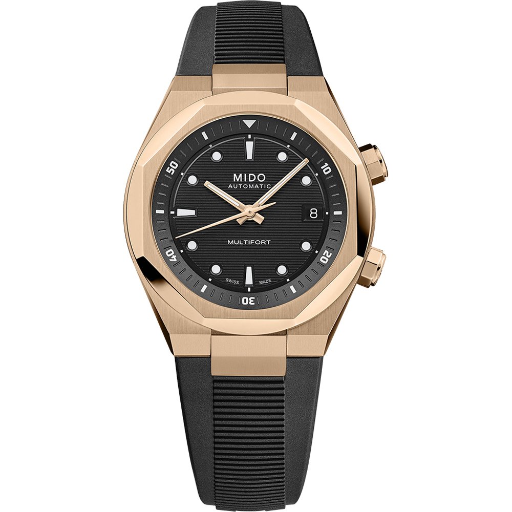 MIDO Multifort M0475073705100 Multifort 8 Two Crowns Horloge