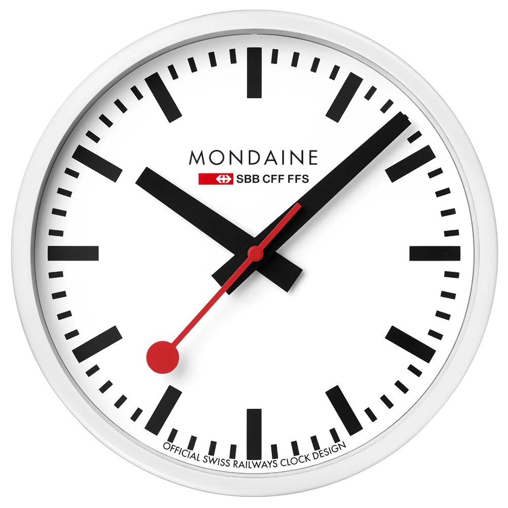 Mondaine Railways A990.CLOCK.10SBB Wall Clock 25 cm Klok