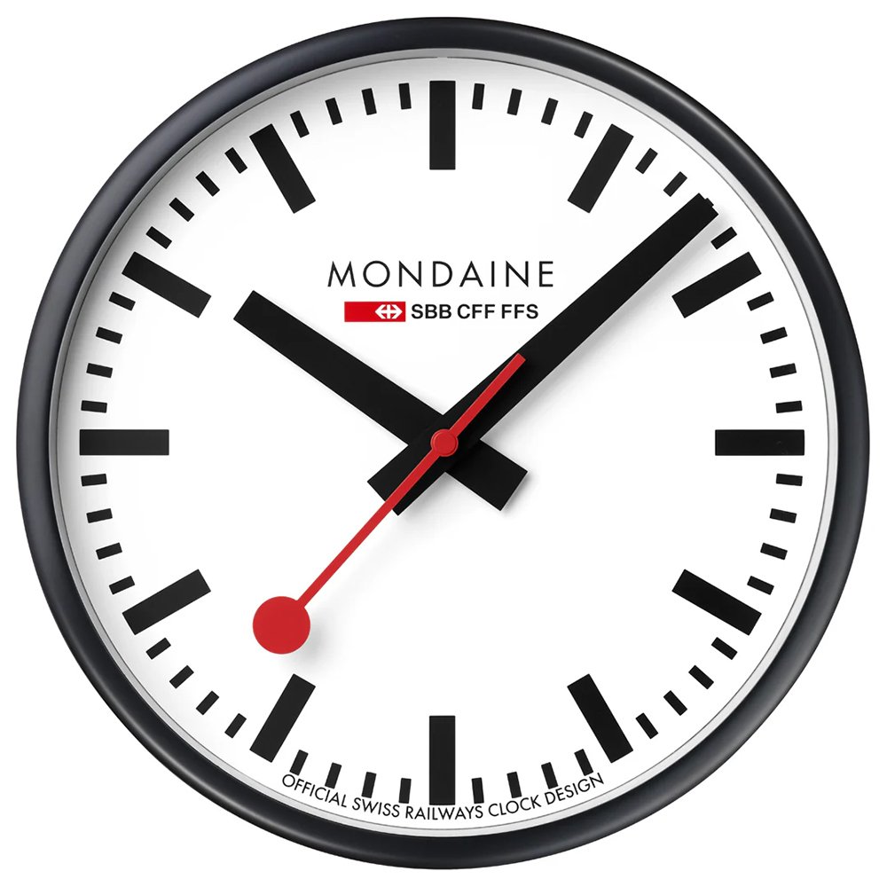 Mondaine Railways A990.CLOCK.12SBB Wall Clock 25 cm Klok