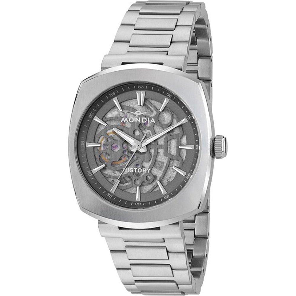 Mondia MH-003-SS-BK-CM History Concept Horloge