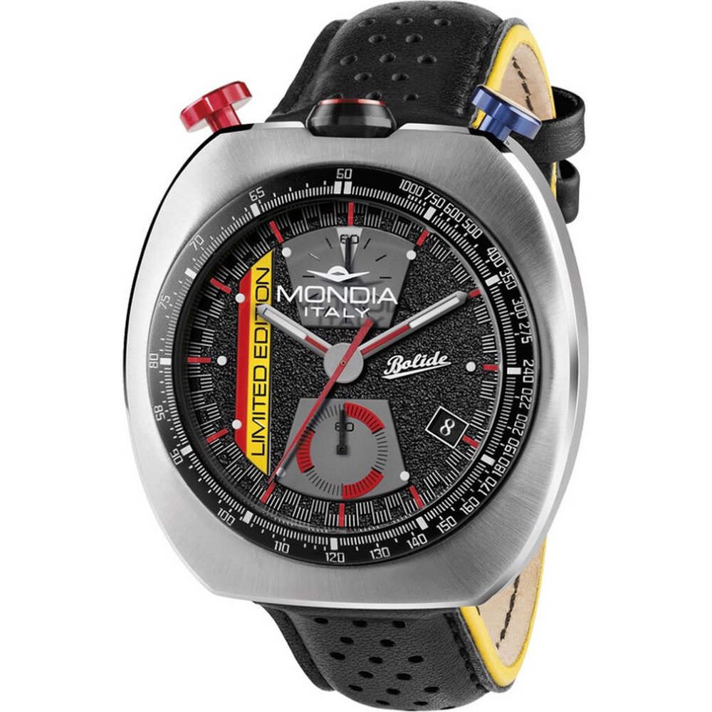 Mondia MI-814-SS-BK-CP Bolide Horloge