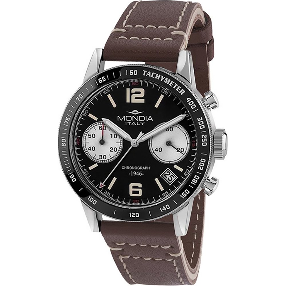 Mondia MI-822-SS-SL-BR-CP Heritage 1946 Horloge