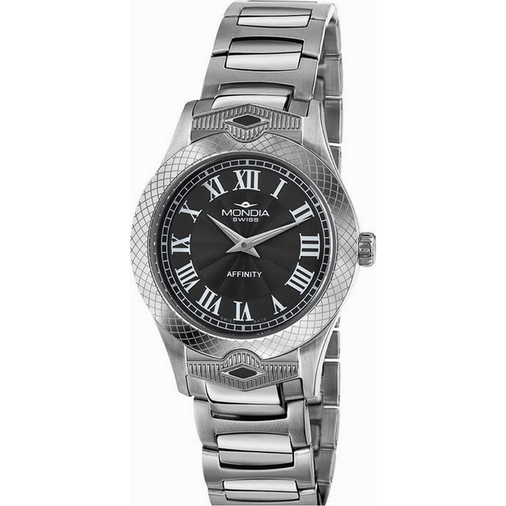 Mondia MS-206-SS-BKRM-CM Affinity Symbol Horloge