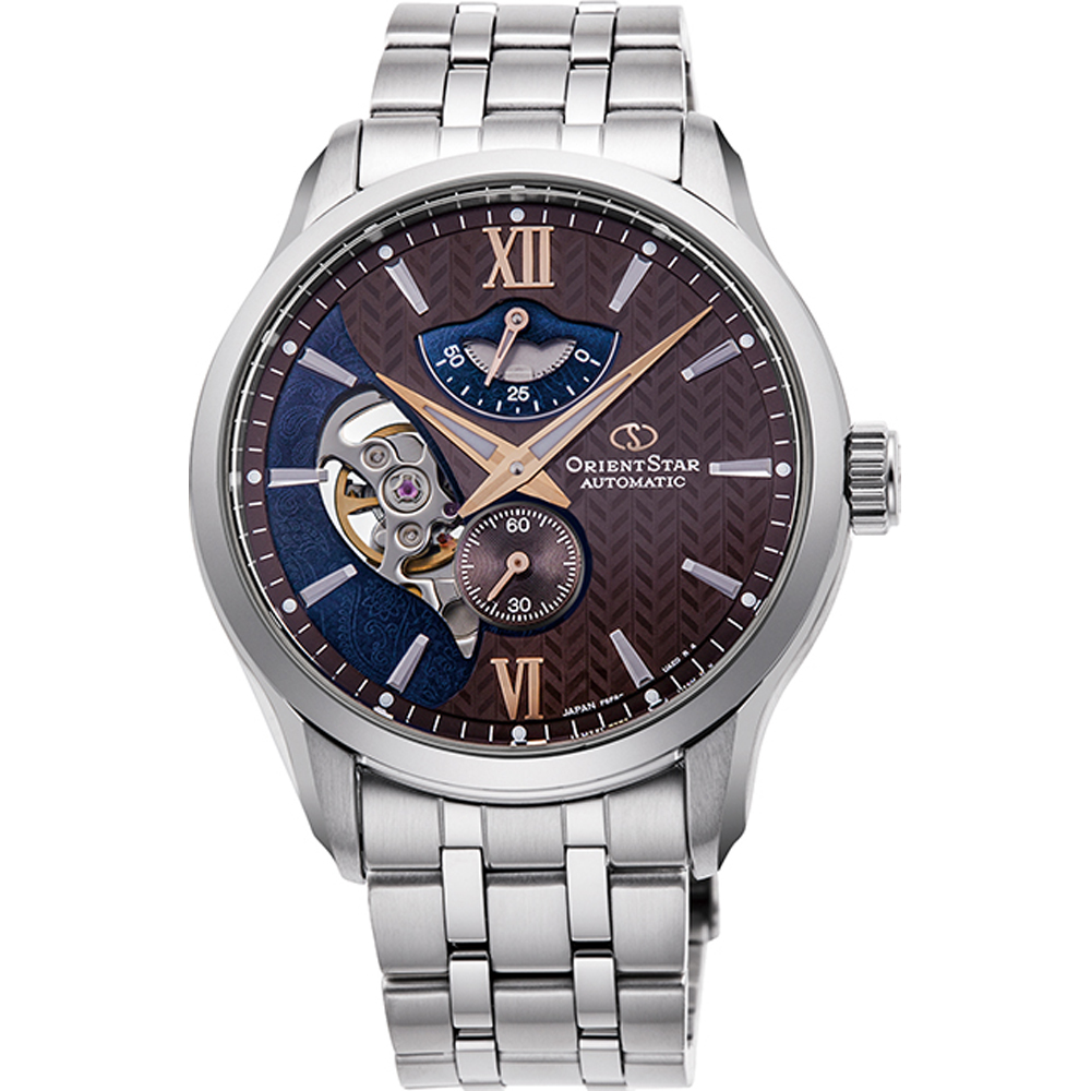 Orient Star RE-AV0B02Y00B Contemporary Semi-Skeleton Horloge