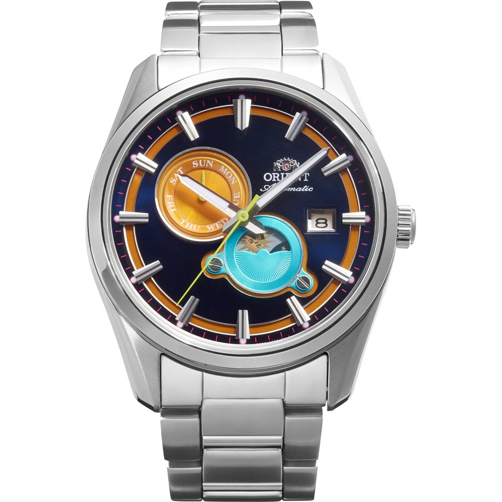 Orient Stretto RA-AK0316L30B Stretto Sun Moon Limited Edition Horloge