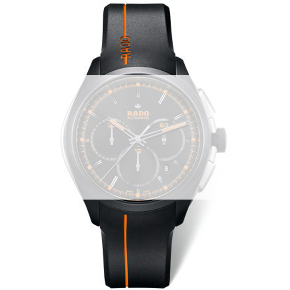 Rado straps 07.08992.10 HyperChrome Horlogeband