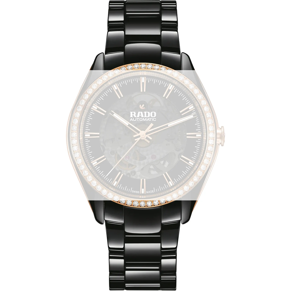Rado straps 07.04935.10 HyperChrome Horlogeband