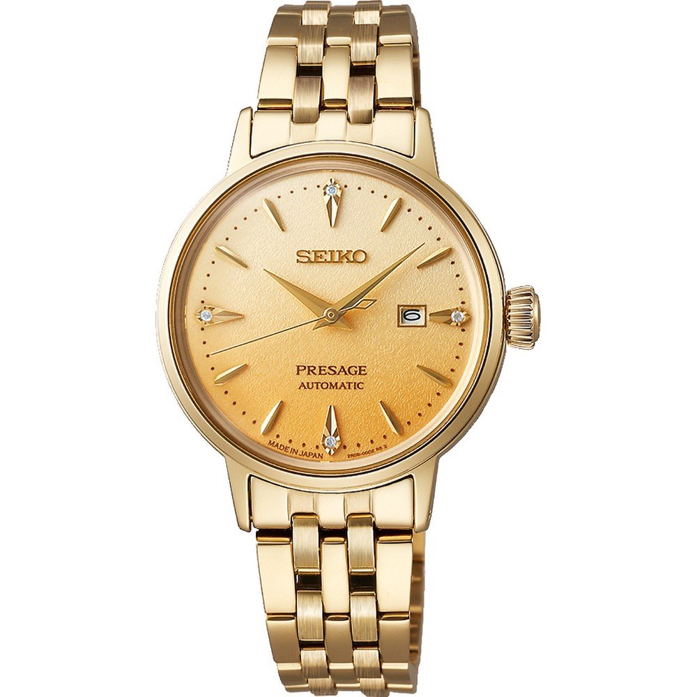 Seiko Cocktail Time SRE018J1 Presage - Cocktail Time ‘Eggnog’ Horloge