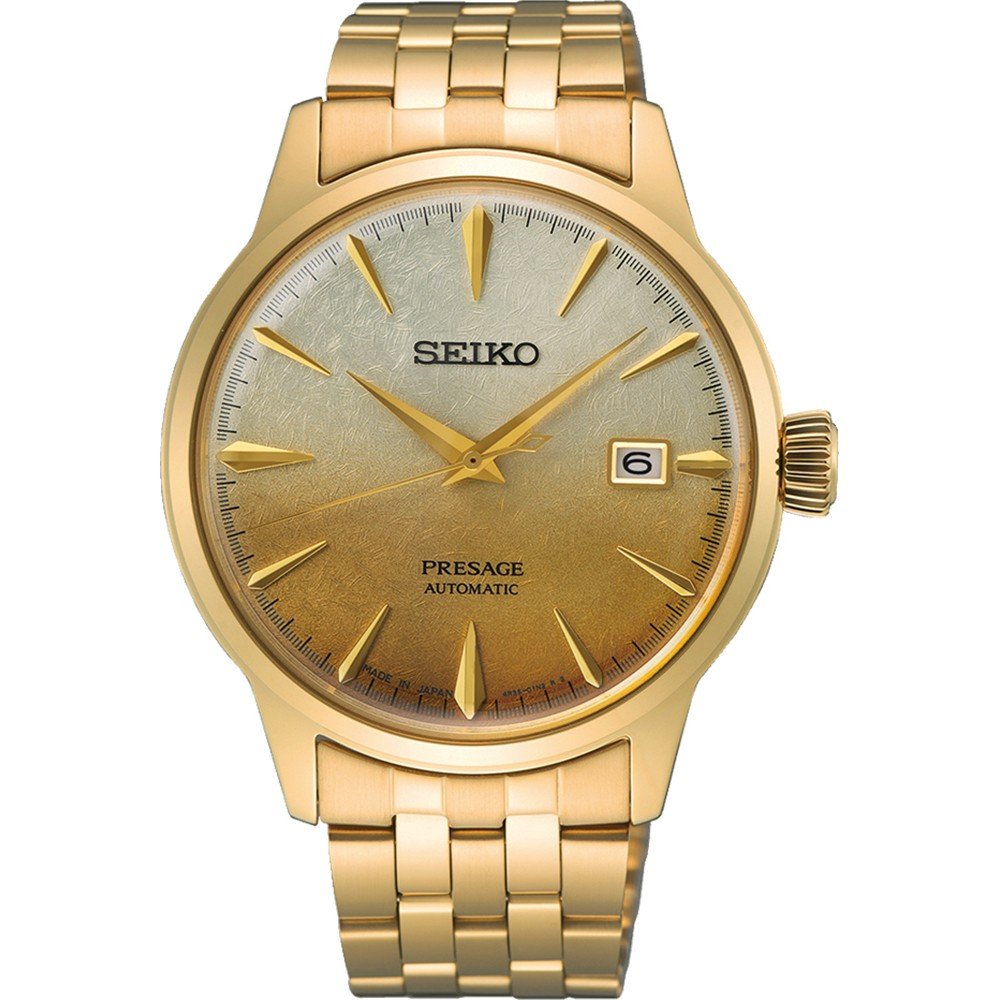 Seiko Presage Cocktail Time SRPK46J1 Presage ‘Beer Julep’ Horloge