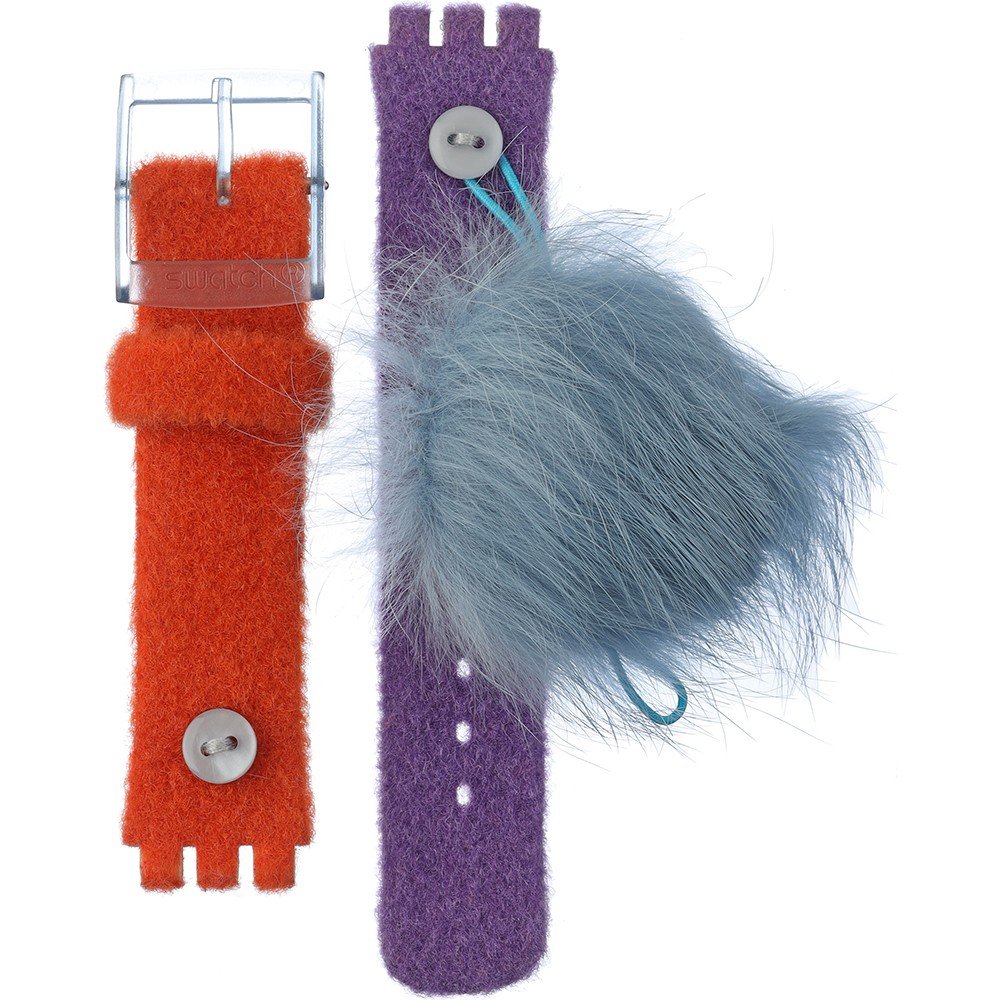 Swatch Plastic - Originals Medium (34mm) /Access/Solar/Musicall/Stop - G/Sk/Sl/Sr/Ss/SO28 AGN199 GN199 Fashion Fuzz Band