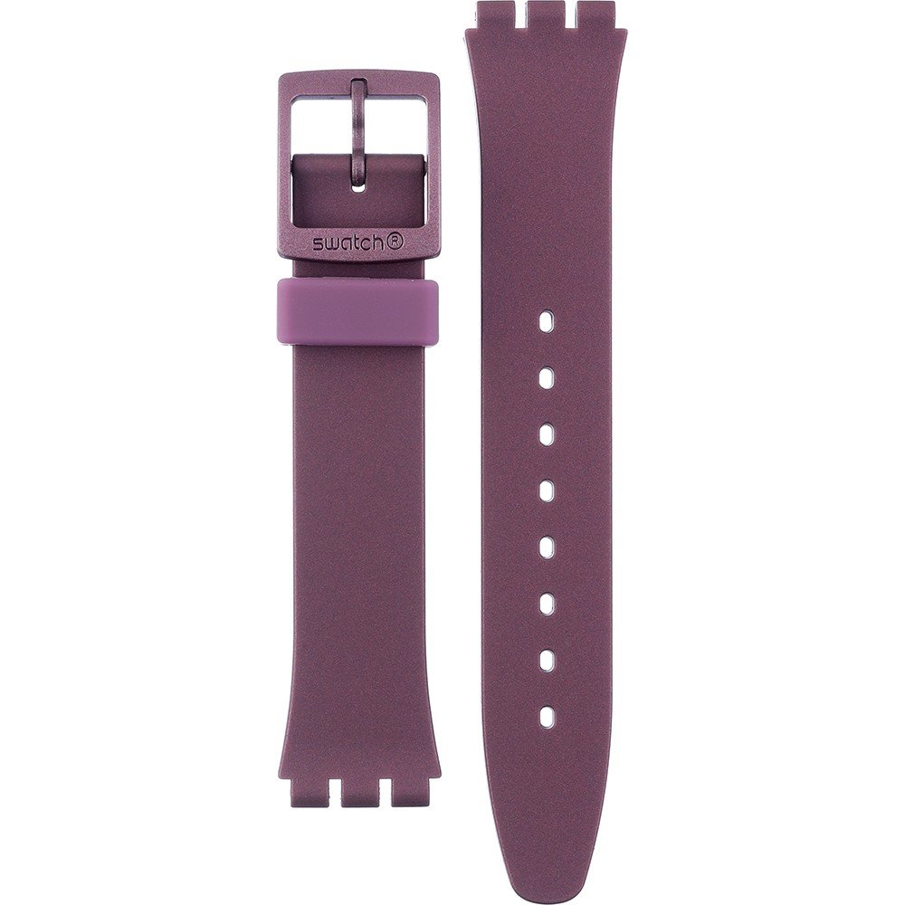Swatch Plastic - Originals Medium (34mm) /Access/Solar/Musicall/Stop - G/SK/SL/SR/SS/SO28 AGV403 GV403 Pearly Purple Horlogeband