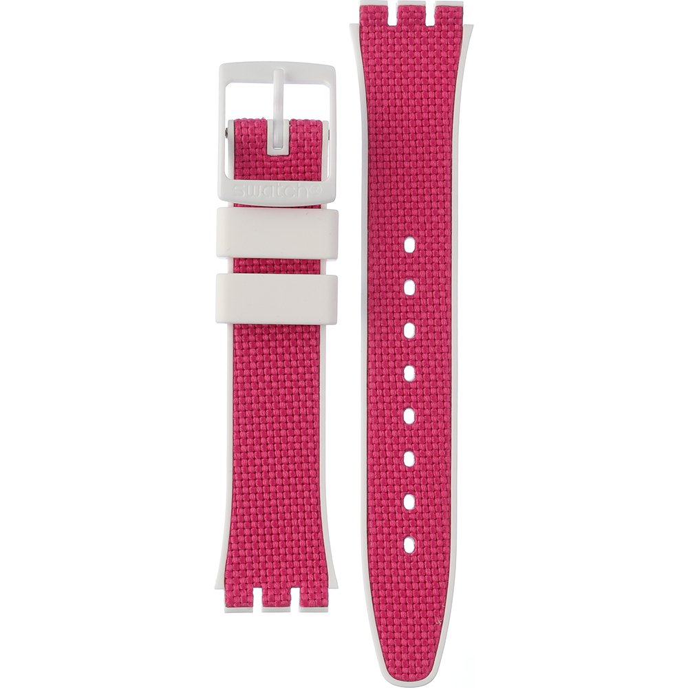 Swatch Plastic - Originals Medium (34mm) /Access/Solar/Musicall/Stop - G/SK/SL/SR/SS/SO28 AGW713 GW713 Berry Light Horlogeband