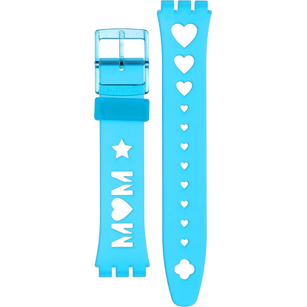 Swatch Plastic - Originals Medium (34mm) /Access/Solar/Musicall/Stop - G/SK/SL/SR/SS/SO28 AGZ353 GZ353 Love From A to Z Horlogeband