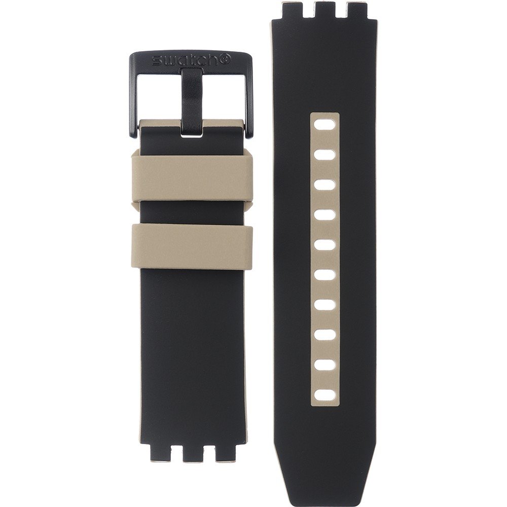 Swatch Plastic - BigBold - SB0/SO27 ASB03C100 SB03C100 Time For Taupe Horlogeband