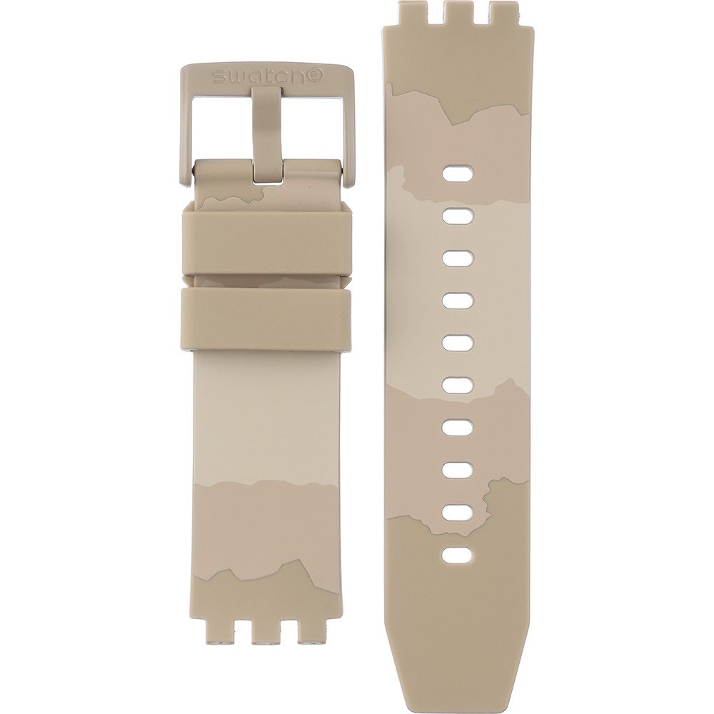 Swatch Plastic - BigBold - SB0/SO27 ASB03C101 SB03C101 Desert Horlogeband