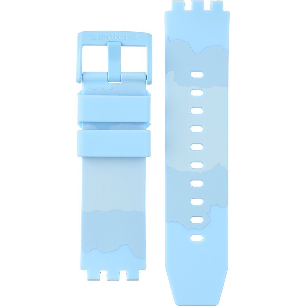 Swatch Plastic - BigBold - SB0/SO27 ASB03N102 SB03N102 Arctic Horlogeband