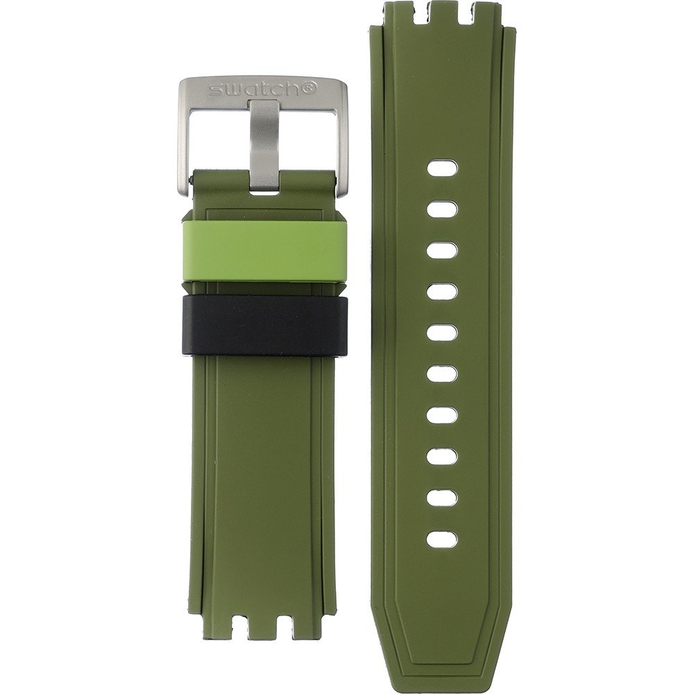 Swatch Plastic - BigBold - SB0/SO27 ASB07S118 SB07S118 Thru the underbrush Horlogeband