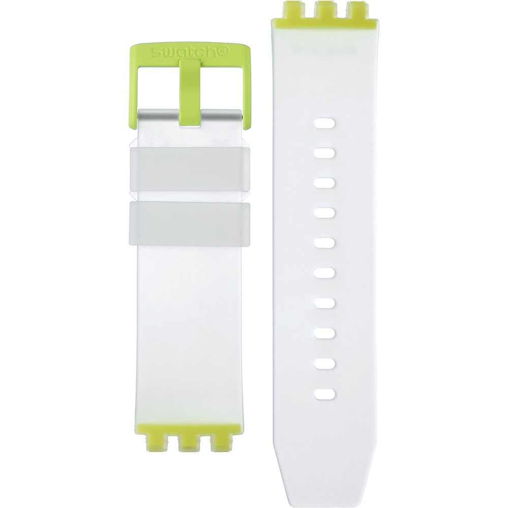Swatch Plastic - BigBold - SB0/SO27 ASO27E103 SO27E103 YellowInJelly Horlogeband