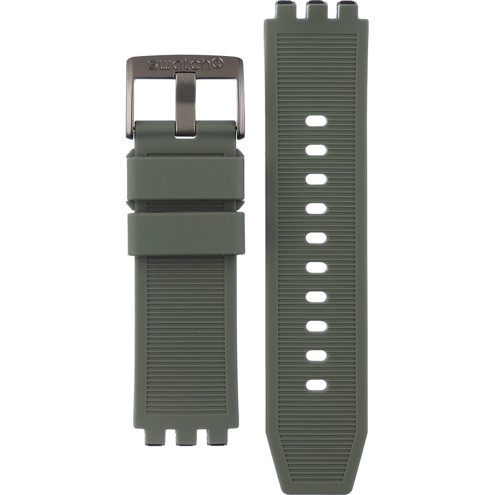 Swatch Plastic - BigBold - SB0/SO27 ASO27M105 SO27M105 Futuristic Green Horlogeband