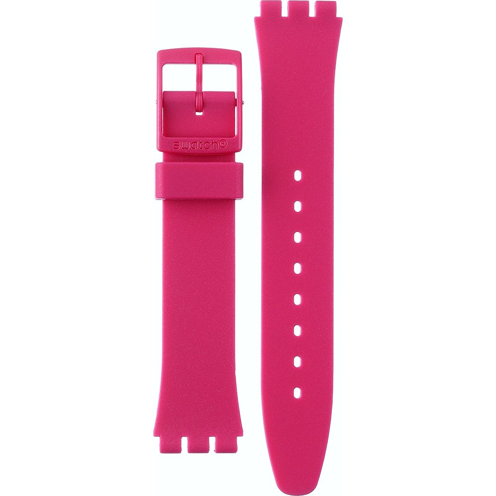 Swatch Plastic - Originals Medium (34mm) /Access/Solar/Musicall/Stop - G/SK/SL/SR/SS/SO28 ASO28P110 SO28P110 Fantastic Fuchsia Horlogeband