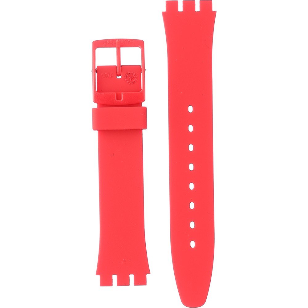 Swatch Plastic - Originals Medium (34mm) /Access/Solar/Musicall/Stop - G/SK/SL/SR/SS/SO28 ASO28R400 Cycles In The Sun band