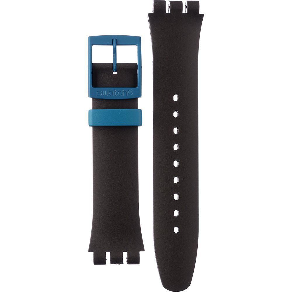 Swatch Plastic - Originals Large (41mm) SUO/SO29/SO32 ASO29C100 SO29C100 Dark Duality Horlogeband