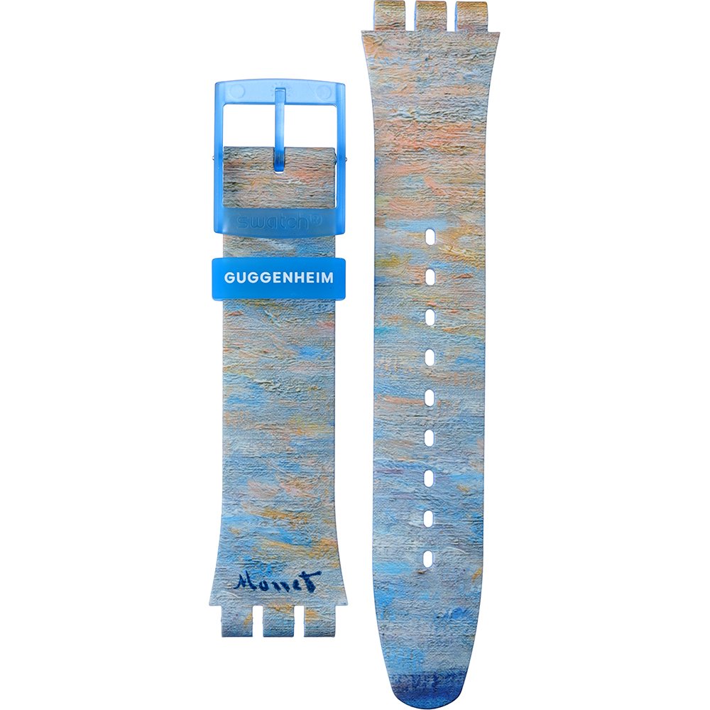Swatch Plastic - Originals Large (41mm) SUO/SO29/SO32 ASO29Z150 SO29Z150 Monet's Palazzo Ducale Horlogeband