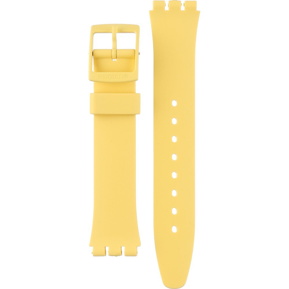 Swatch Plastic - Originals Medium (34mm) /Access/Solar/Musicall/Stop - G/SK/SL/SR/SS/SO28 ASO31J400 SO31J400 Yel_Race Horlogeband