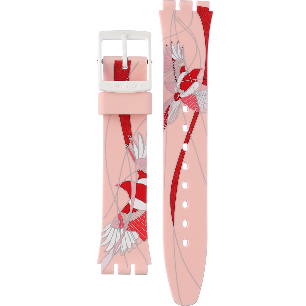 Swatch Plastic - Originals Medium (34mm) /Access/Solar/Musicall/Stop - G/SK/SL/SR/SS/SO28 ASO31Z102 SO31Z102 Sweetheart Bird Horlogeband