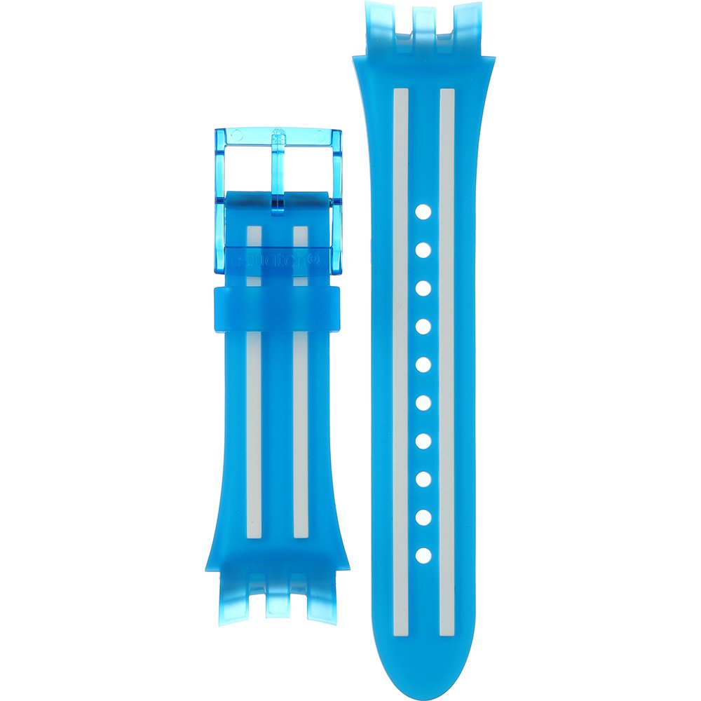 Swatch Plastic - Scubaqua - SSC ASSCU09S100 SSCU09S100 Blue Fire Horlogeband