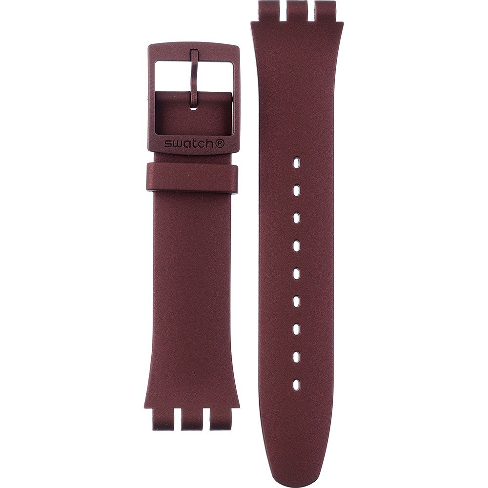 Swatch Plastic - Originals Large (41mm) SUO/SO29/SO32 ASUOR402 SUOR402 Burgundazing Horlogeband