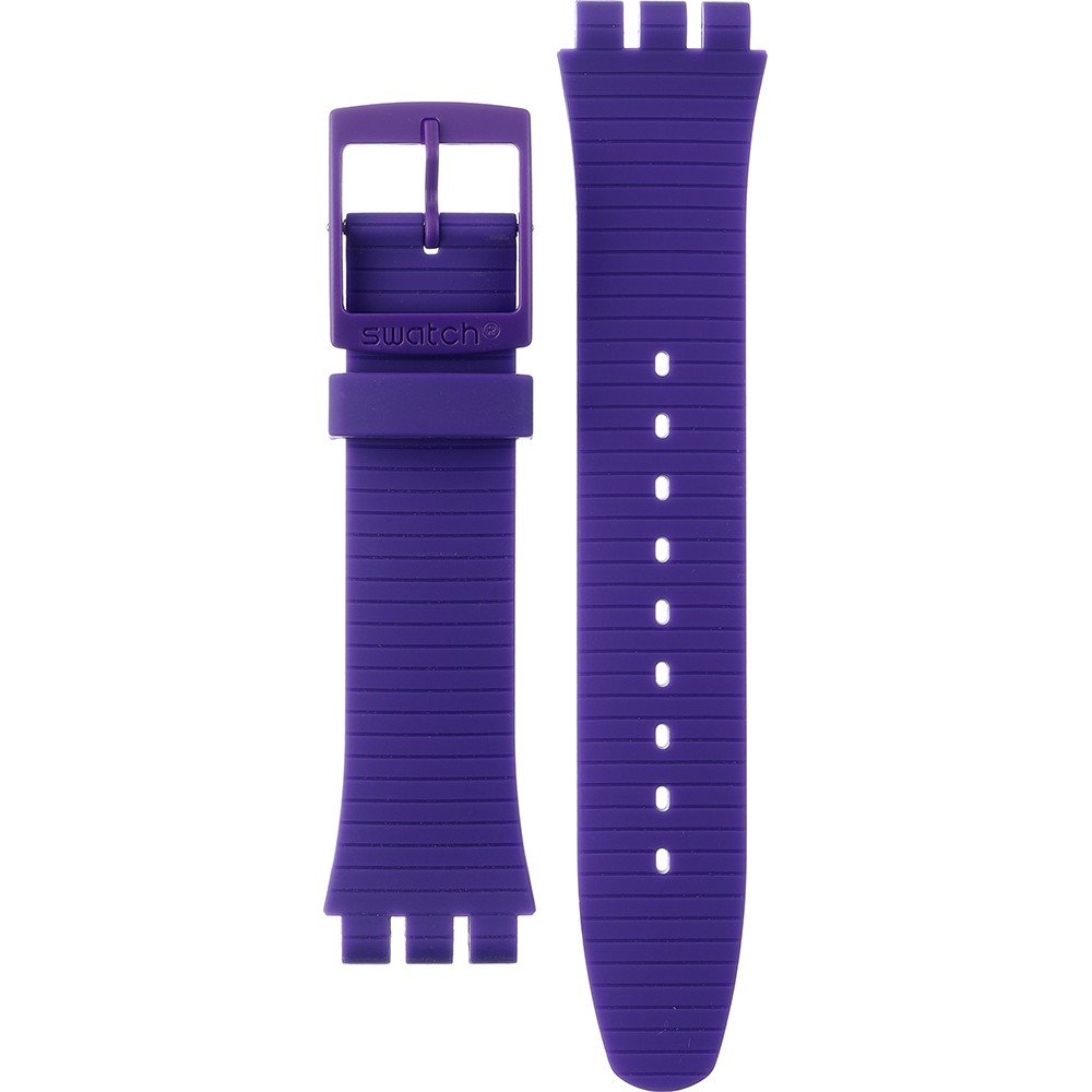 Swatch Plastic - Originals Large (41mm) SUO/SO29/SO32 ASUOV401 SUOV401 Xx-Rated Purple Horlogeband