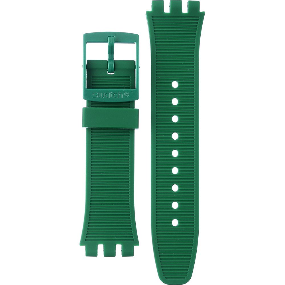 Swatch Plastic - New Chrono - SUS ASUSG407 SUSG407 Primarily green Horlogeband