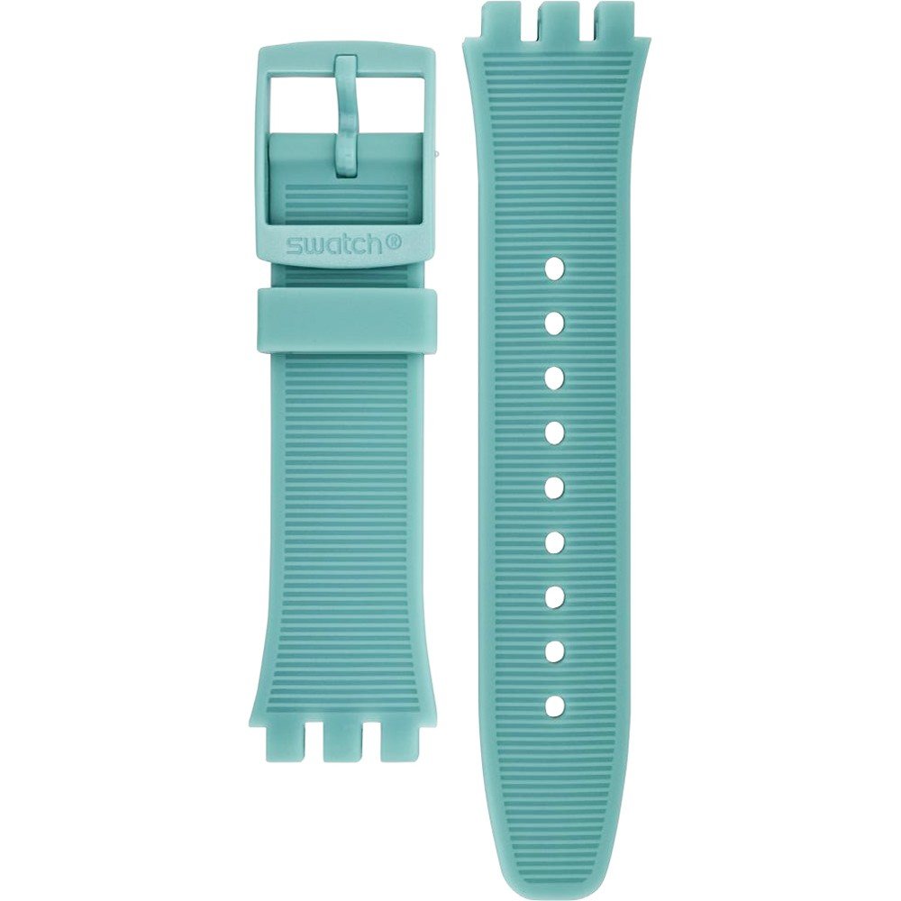 Swatch Plastic - New Chrono - SUS ASUSL401 SUSL401 Juicy Apricot Horlogeband