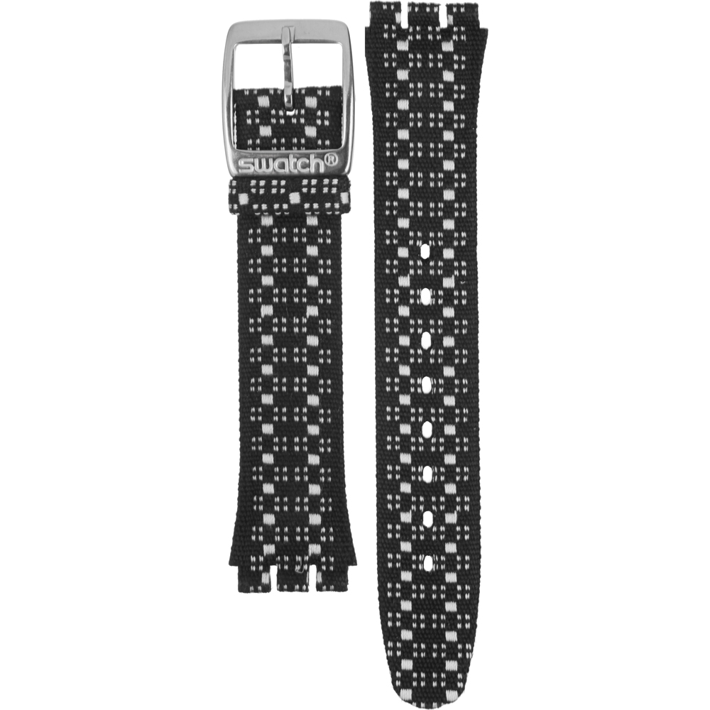 Swatch Irony - Medium - YL AYLS184 YLS184 Black Puncher Horlogeband