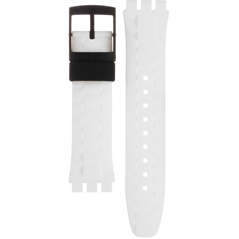 Swatch Plastic - Scuba Libre - SUU ASUUK401 SUUK401 Blanca Horlogeband