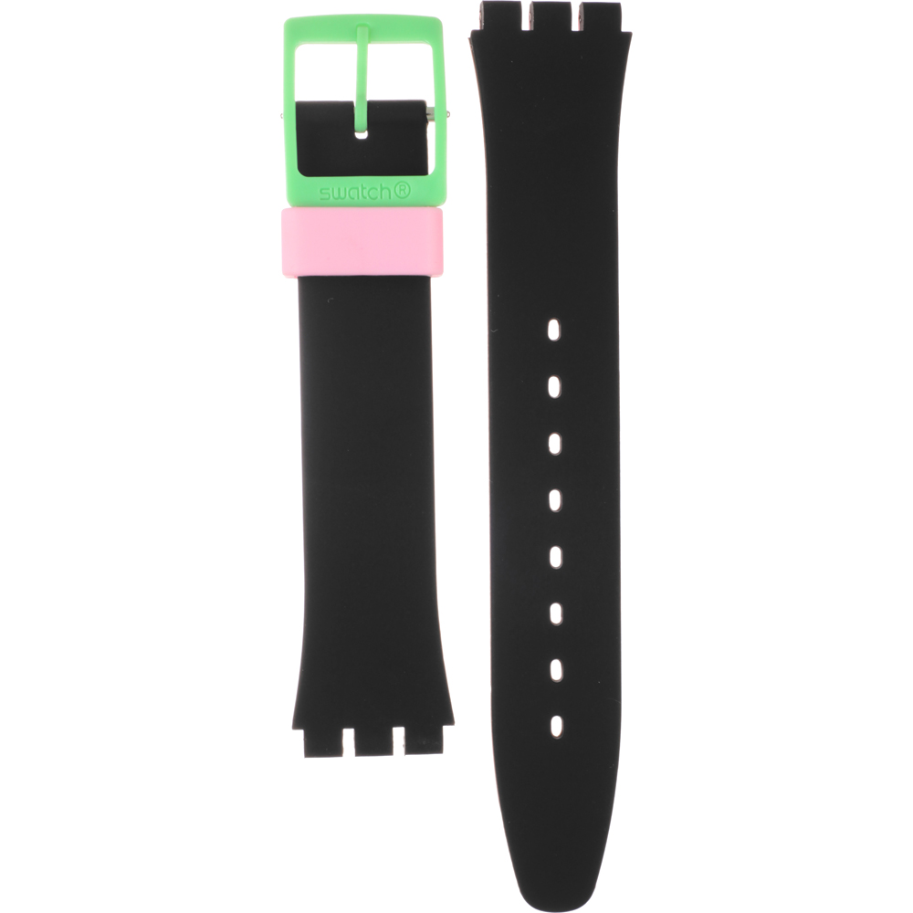 Swatch Plastic - Originals Medium (34mm) /Access/Solar/Musicall/Stop - G/SK/SL/SR/SS/SO28 AGA109 GA109 Crazy Square Horlogeband
