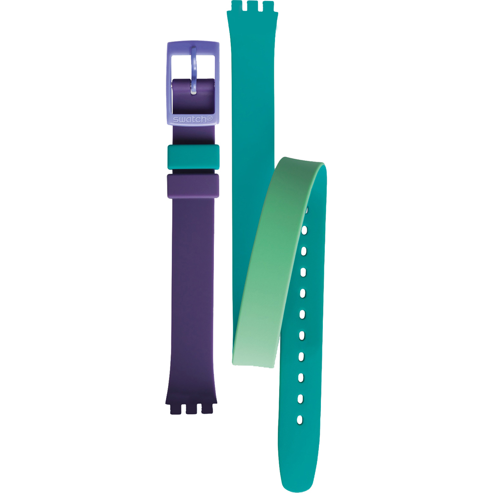Swatch Plastic - Originals Small (25mm) - L ALV117 LV117 Fun In Blue Horlogeband