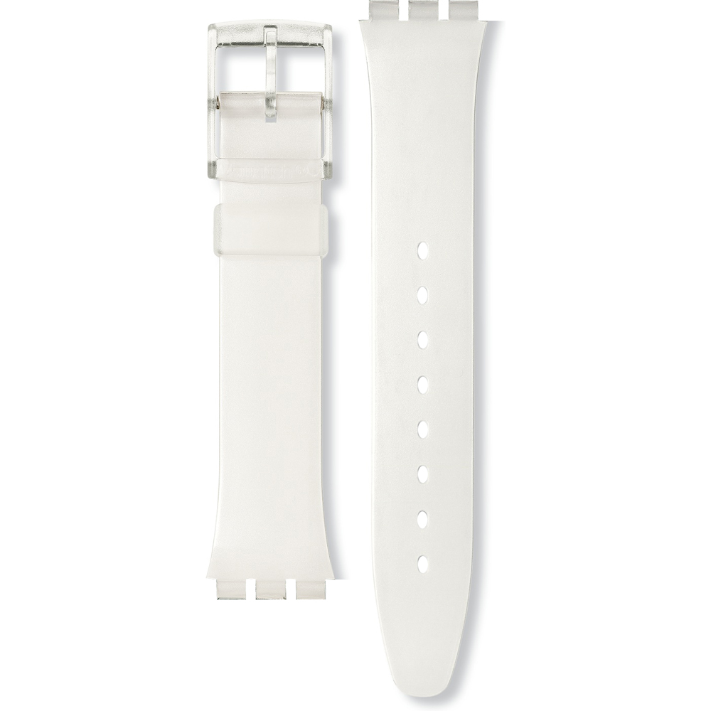 Swatch Plastic - Originals Medium (34mm) /Access/Solar/Musicall/Stop - G/SK/SL/SR/SS/SO28 AGK733 GK733 Snowcovered Horlogeband