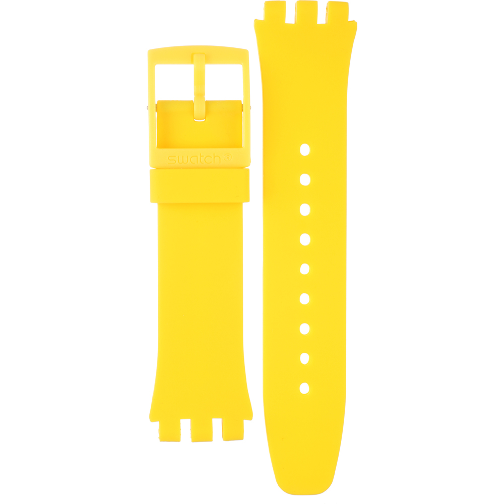 Swatch Plastic - New Chrono - SUS ASUSJ400 SUSJ400 Glowloom Horlogeband