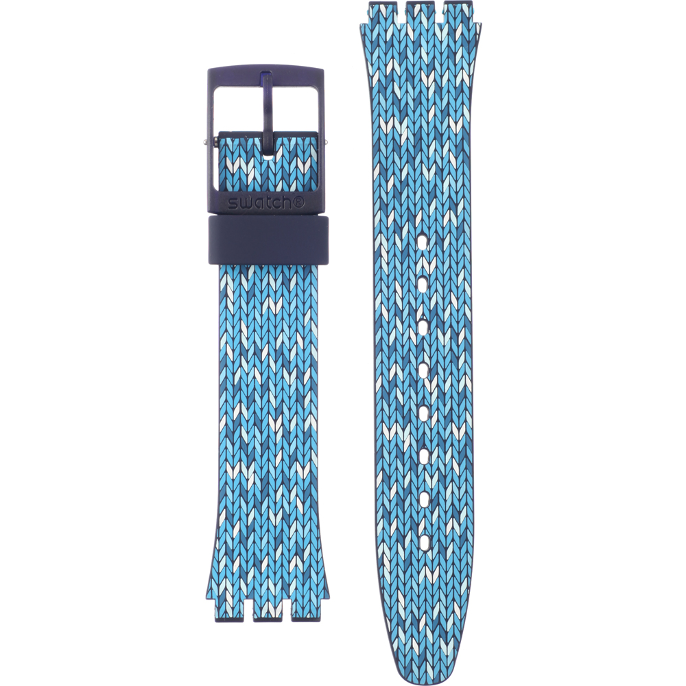 Swatch Plastic - Originals Medium (34mm) /Access/Solar/Musicall/Stop - G/SK/SL/SR/SS/SO28 AGN259 GN259 Amaglia Horlogeband